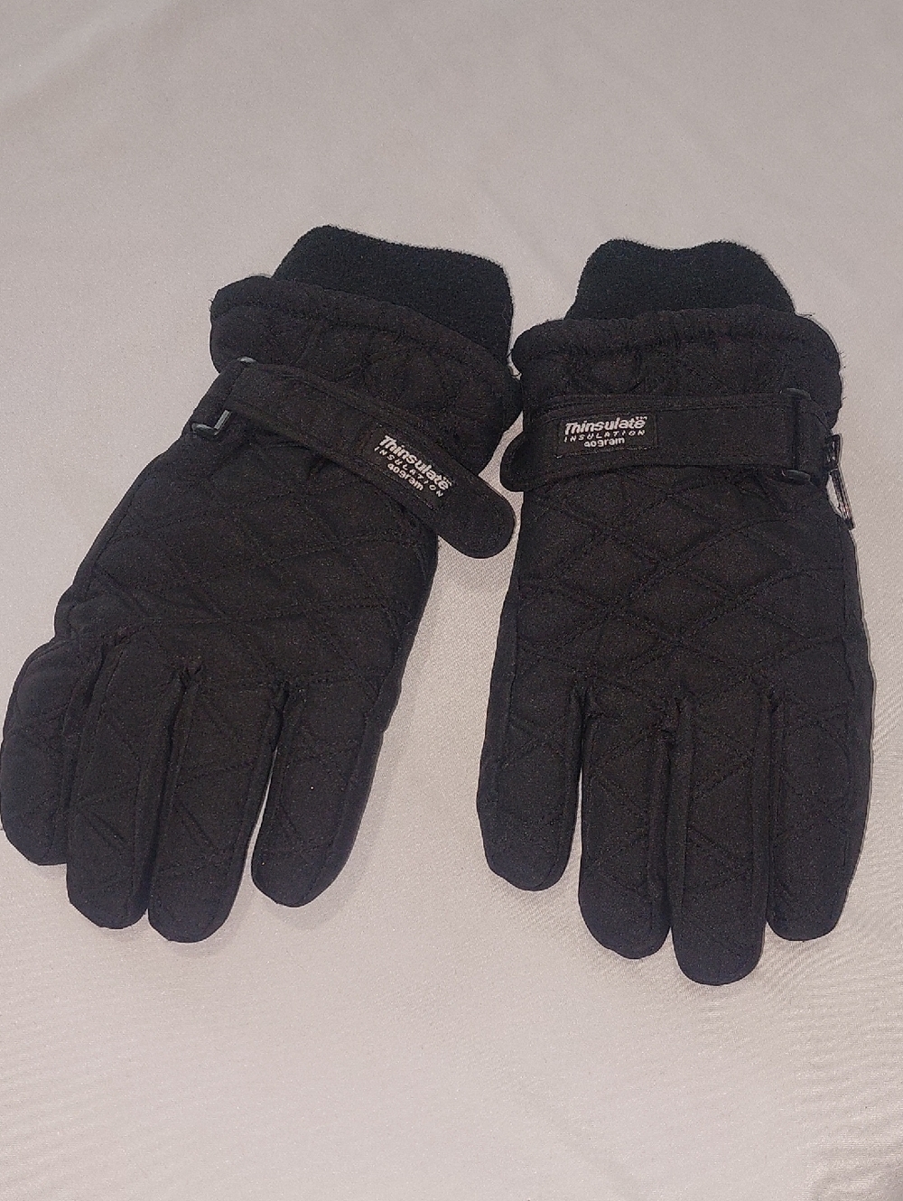 3M Thinsulate Insulated Black Men's Winter Gloves L/XL